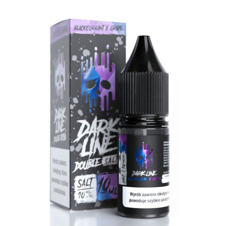 E-liquid Dark Line Double Salt 10ml - Blackcurrant Grape 10mg
