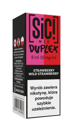 E-Liquide SIC! NIC 8ml - Strawberry Wild Strawberry 18mg