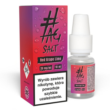 E-liquid #TAG Salt Drinks 10ml - Red Grape Lime 20mg