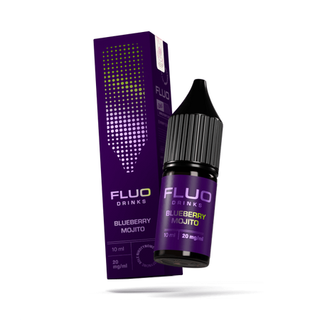 Жидкость FLUO Drinks 10ml - Blueberry Mojito 20mg