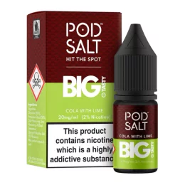 E-liquide Pod Salt Fusion 10ml - Cola with Lime 20mg