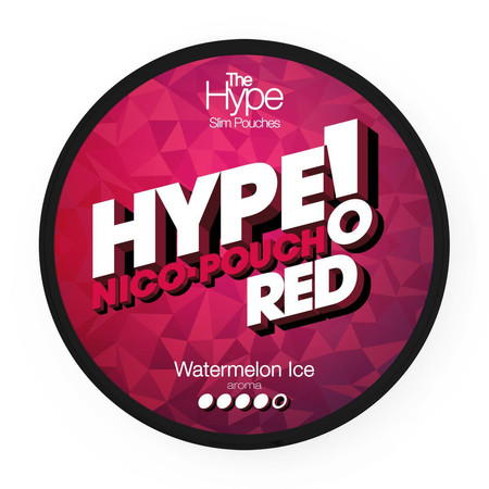 Nicotine pouches Hype Red - Watermelon Ice 4/5