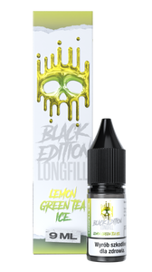 Longfill Dark Line Black Edition 9ml - LEMON GREEN TEA ICE