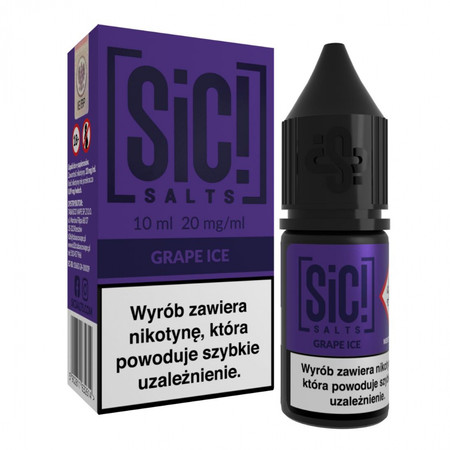Lichid SIC! Salt 10ml - Grape Ice 20mg