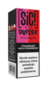 E-Liquid SIC! NIC 8ml - Strawberry Wild Strawberry 6mg