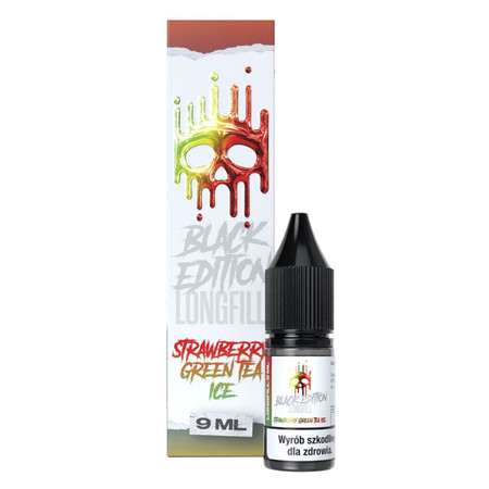 Лонгфiл Dark Line Black Edition 9ml - STRAWBERRY GREEN TEA ICE