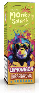 E-liquid Monkey Splash Salt 10ml - Lemoniada rabarbarowa Koolada 20mg
