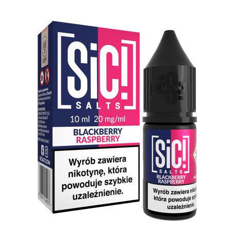 E-liquid SIC! Salt 10ml - Blackberry Raspberry 20mg
