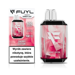Jednorázová e-cigareta FUYL Cherry Cotton 20mg
