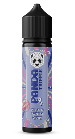 Лонгфил Panda Tripple 10/60ml - Winogrono Poziomka Cytryna