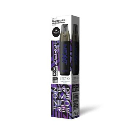 Disposable E-Cigarette VIVO VAPP NEXXT ZERO - Blueberry Ice 0mg