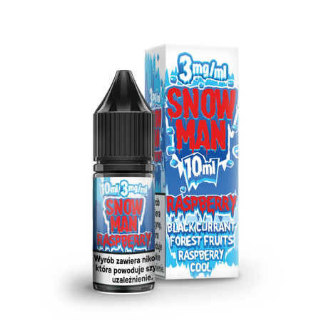 E-liquid Snowman 10ml - Raspberry 3mg