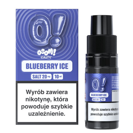 E-liquide OSOM! SALTS 10ml - Blueberry Ice 20mg