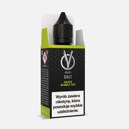 Lichid Vbar Salt 10ml - Bubble Tea cu Struguri 20mg