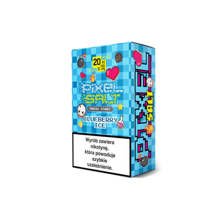 E-Liquid Pixel Salt 10ml - Blueberry Ice 20mg