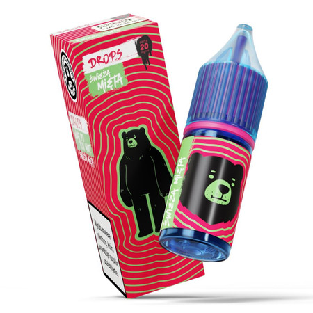 E-Liquid GO BEARS Drops 10ml - Svěží Máta 20mg