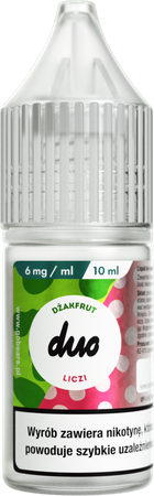 E-Liquide DUO 10ml - Dżakfrut Liczi 6mg