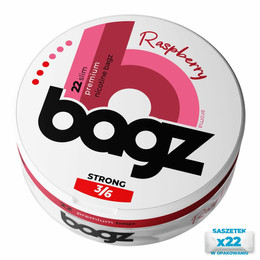 Saszetki nikotynowe BAGZ Raspberry 3/6 Strong