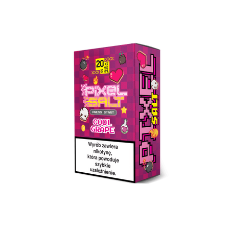 Liquid Pixel Salt 10ml - Cool Grape 20mg
