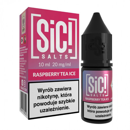 E-liquid SIC! Salt 10ml - Raspberry Tea Ice 20mg