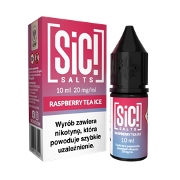 E-liquid SIC! Salt 10ml - Raspberry Tea Ice 20mg