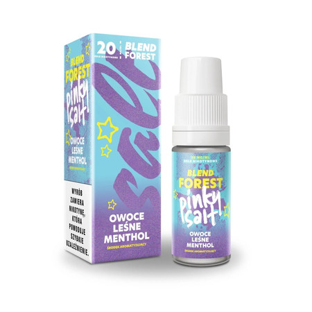 E-liquid Pinky Salt 10ml - Owoce Leśne Menthol 20mg