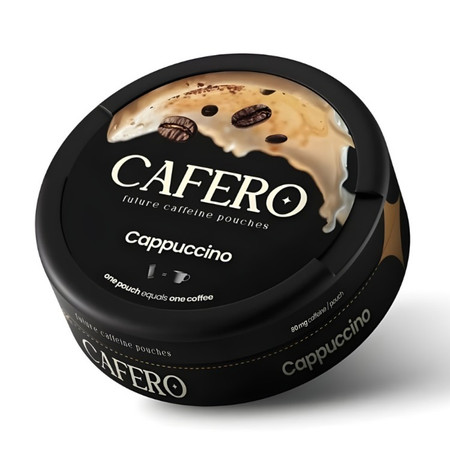 Caffeine pouches CAFERO Cappuccino 80mg