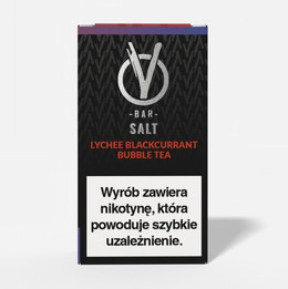 Liquid Vbar Salt 10ml - Lychee Currant Bubble Tea 20mg