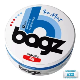 Saszetki nikotynowe BAGZ Ice Mint 3/6 STRONG