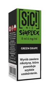 Liquid SIC! NIC 8ml - Green Grape Ice 6mg