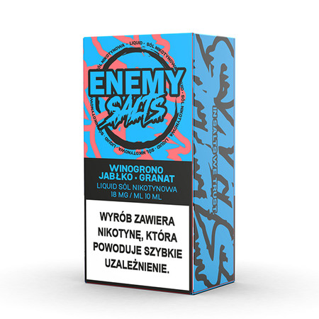 Liquid Enemy Salts Winogrono Jabłk Granat 18mg 10ml