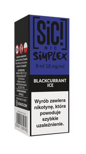 Жидкость SIC! NIC 8ml - Blackcurrant Ice 18mg