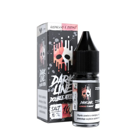 E-liquid Dark Line Double Salt 10ml - Raspberry Coconut 10mg