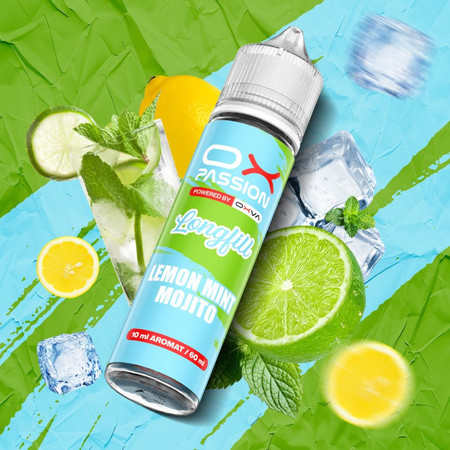 Longfill OX Passion 10/60 Lemon Mint Mojito