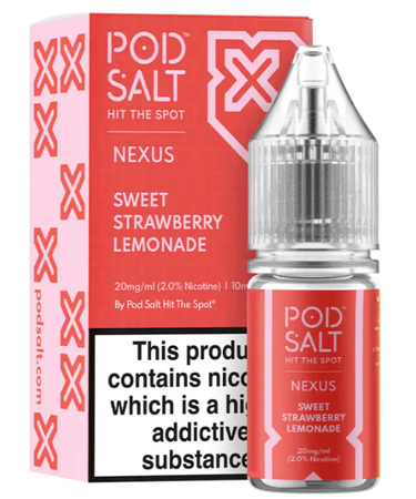 E-liquide Pod Salt Nexus 10ml - Sweet Strawberry Lemonade 20mg