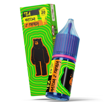 E-Liquid GO BEARS Tea SS+ 10ml - Matcha Papajával 20mg