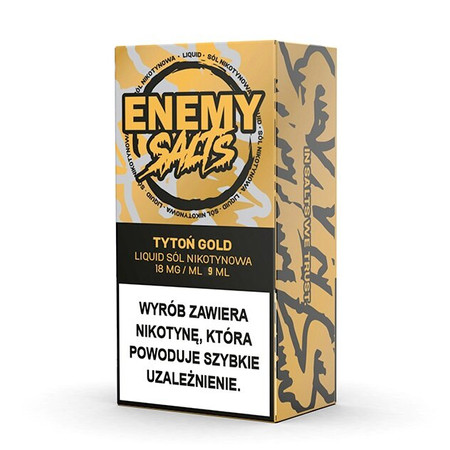 E-liquid Enemy Salts 9ml - Tobacco Gold 18mg