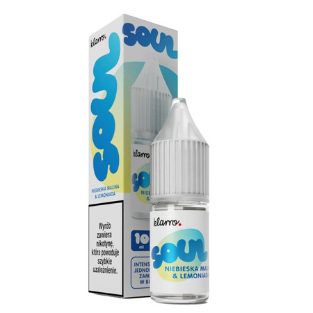 Lichid Klarro Soul Salt 10ml - Zmeură Albastră Limonadă 20mg