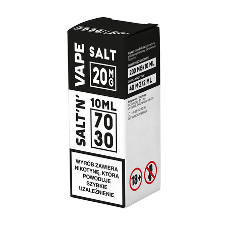 Nikotinos bázis NIC'N'VAPE Salt 10ml 70/30 - 20mg