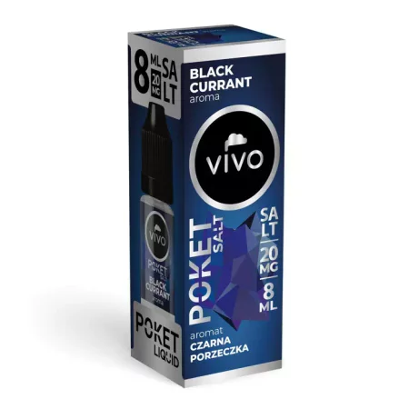 E-liquid VIVO Poket 8ml - Black Currant 20mg