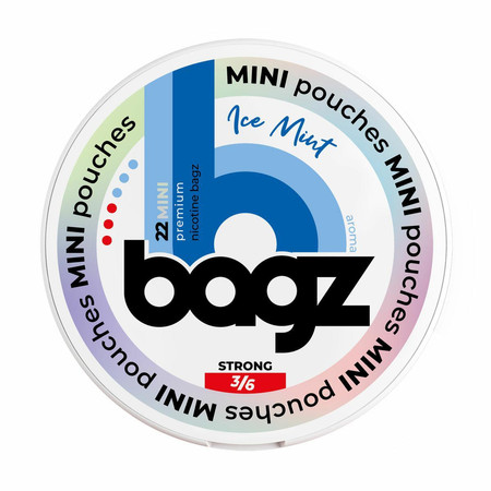 Sachets de nicotine BAGZ Ice Mint 3/6 STRONG MINI