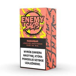 E-liquid Enemy Salts 9ml - Rabarbar 18mg