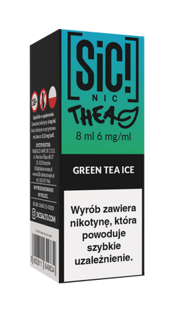 Liquid SIC! NIC 8ml - Green Tea Ice 6mg
