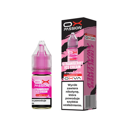 Рідина OX Passion 10ml - Strawberry Ice Cream 20mg