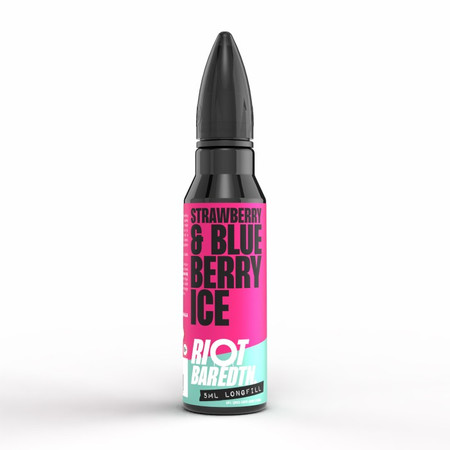 Лонгфiл RIOT BAREDTN 5ml/60ml - Strawberry Blueberry Ice