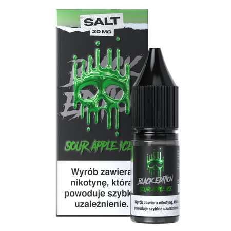 E-liquid Dark Line Black Edition Salt 10ml - Sour Apple Ice 20mg