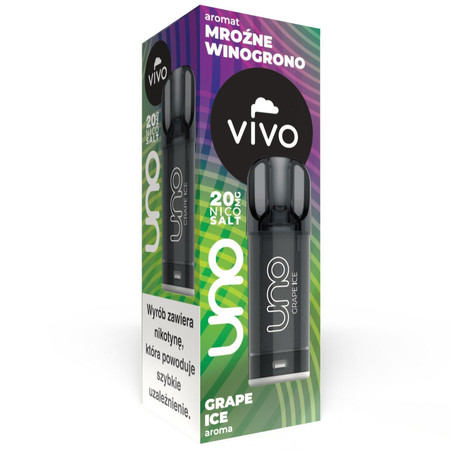 Предзаправленный картридж VIVO UNO - Grape Ice 20mg