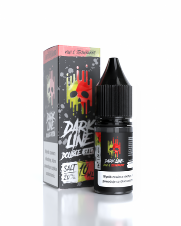 E-liquid Dark Line Double Salt 10ml - Kiwi Strawberry 20mg