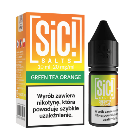 E-Liquide SIC! Salt 10ml - Green Tea Orange 20mg