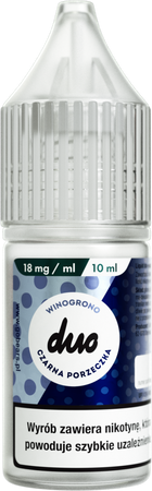 E-liquid DUO 10ml - Grape Black Currant 18mg